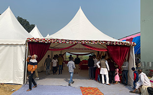 German Pagoda Tents on Rent, Hire For Wedding, Event & Exhibition Mumbai Pune Goa Nashik